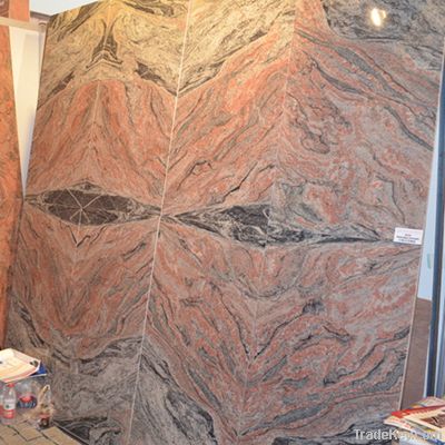 multicolor red Granite slabs