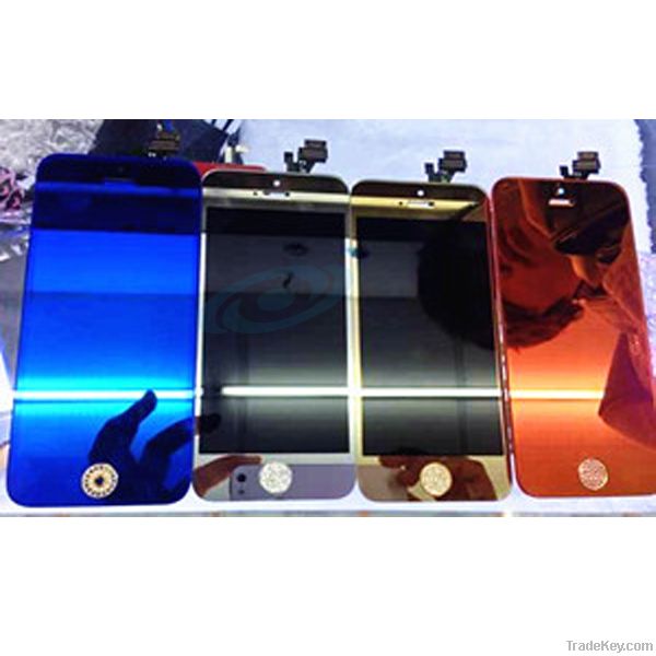 for iPhone 5 Color Mirror (Metallic/electroplate) Red/Blue/Gold/Silver