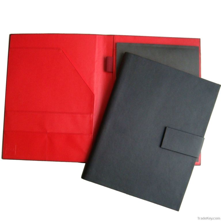 A4 PU file Folder, Leather BriefcasesÃ¯Â¼ï¿½PU Portfolios with Pen Holder