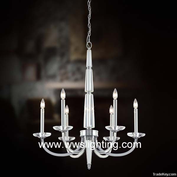 Wrought Iron crystal chandelier light-Modern chandelier-dinning light