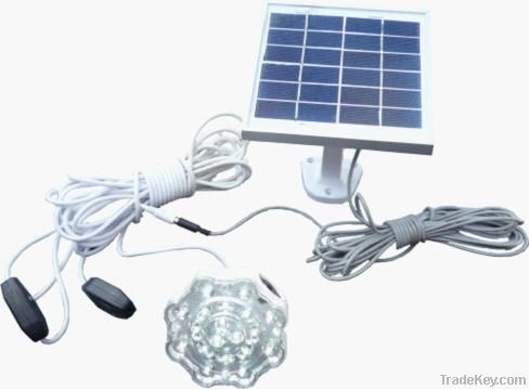 Solar home lighting kits