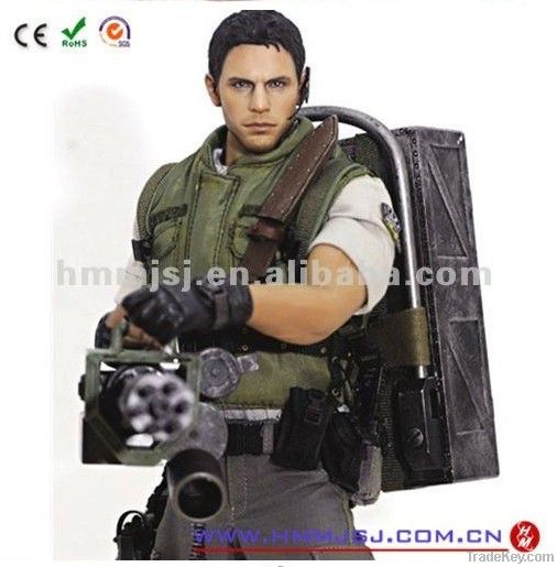 customized military soldier with gun