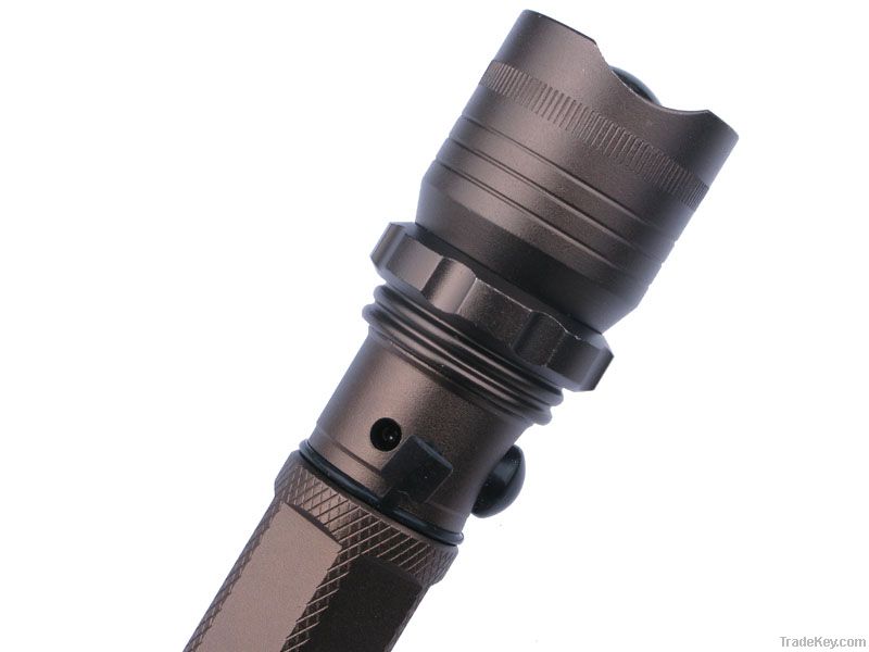 Titanium UItraFire CREE XP-E LED 5-Mode Rechargeable Flashlight