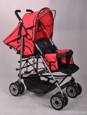 Tandem baby stroller