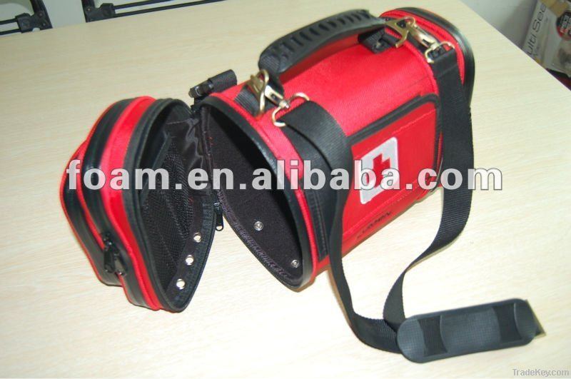 red first aid waterproof medical bag/first aid kit