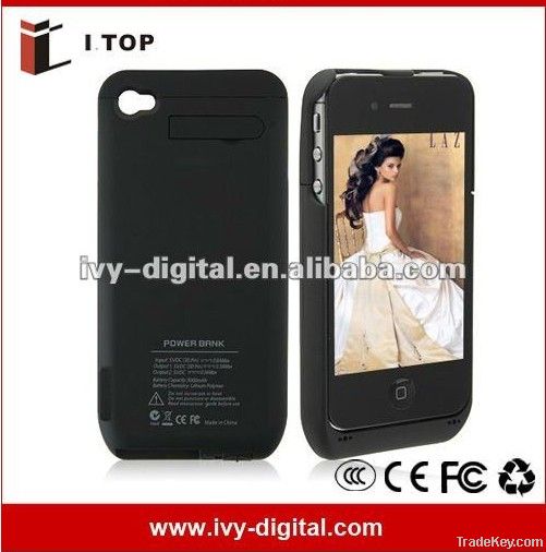 External battery for mobile 4G/4S 3000mAh