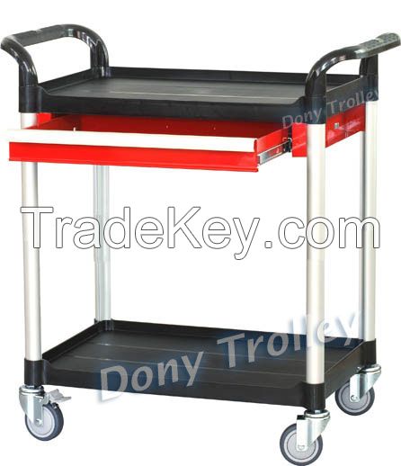 2 Shelf TOOLs Trolley service cart, Industrial Utility carts, Werkzeugwagen