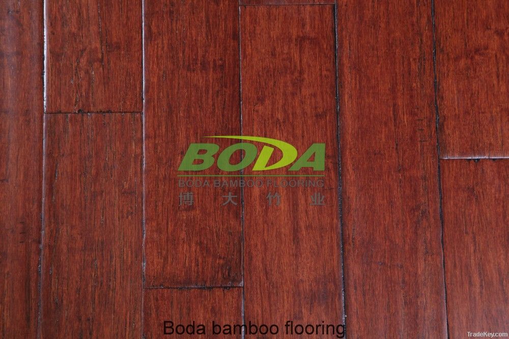 hand-scraped strand woven bamboo flooring