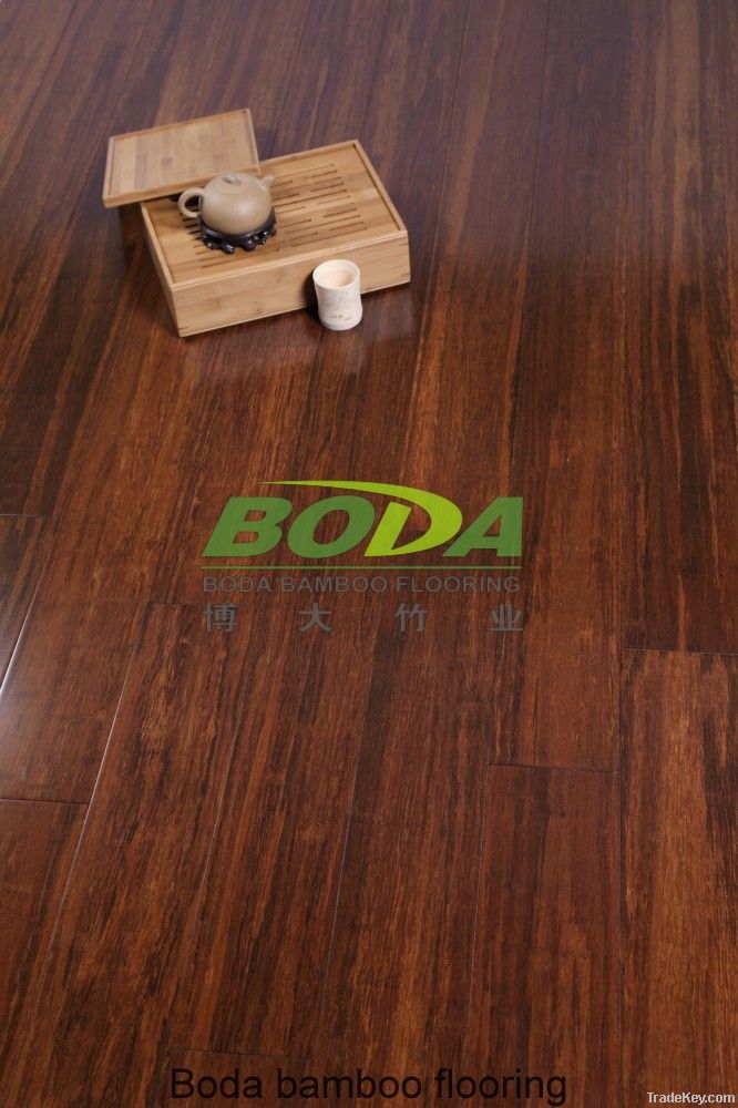 stained strand woven bamboo flooring