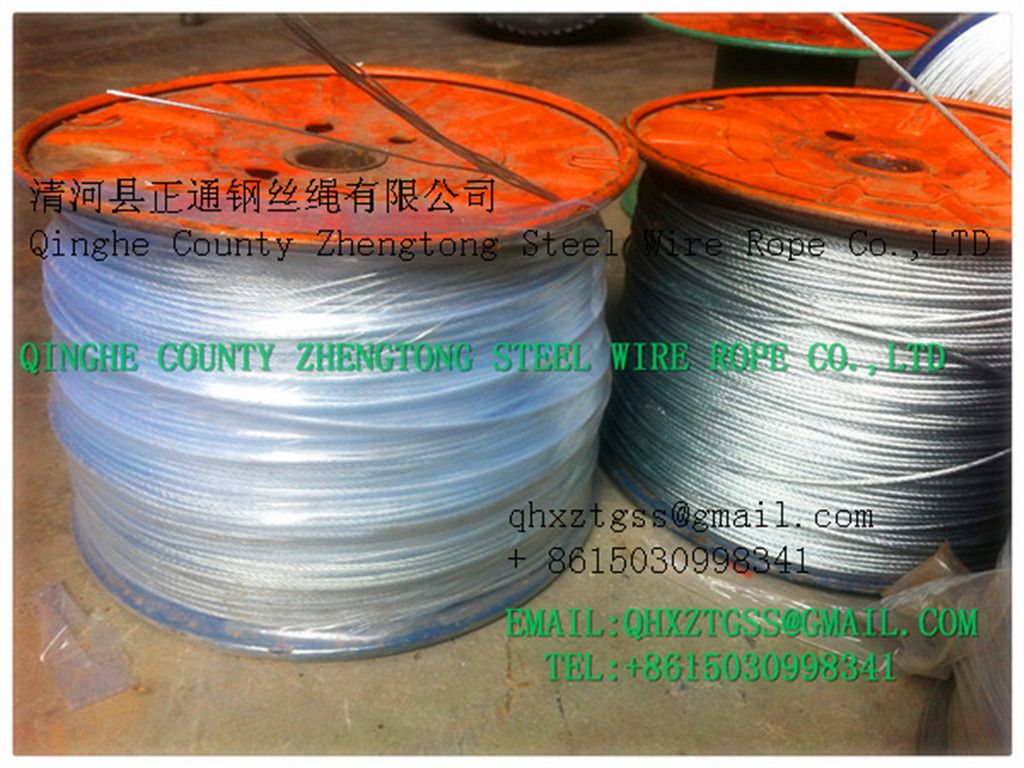 galvanized steel wire rope