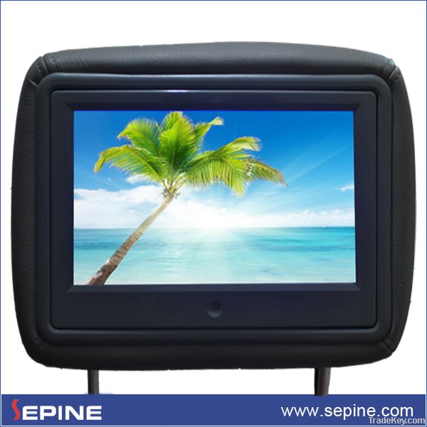 9 Inch LCD headrest taxi advertising player with WIFI