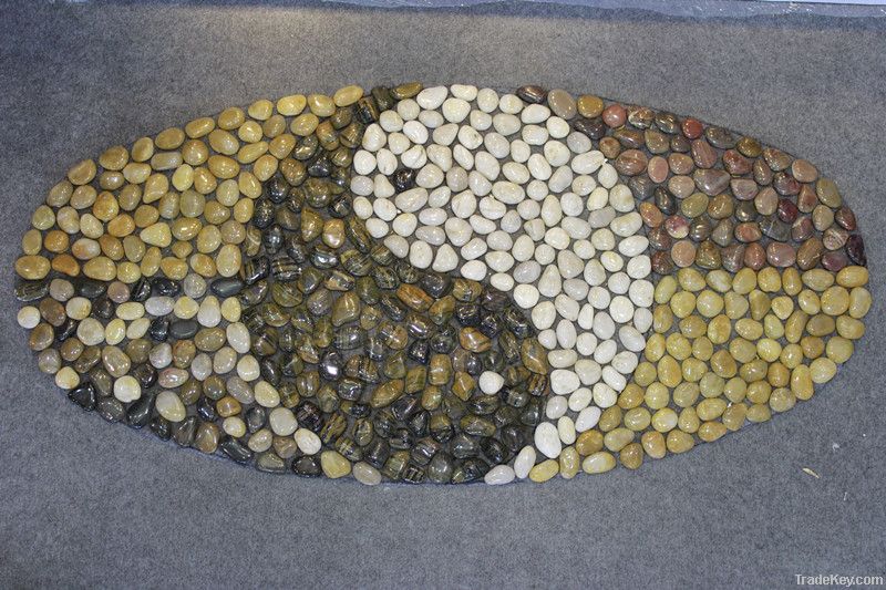 pebble stone mat, floor mat