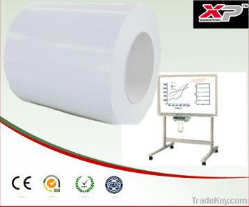 Excellent quality white prepainted PPGI steel coil for writing board