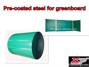 Hot-selling green prepainting steel coil for writing board