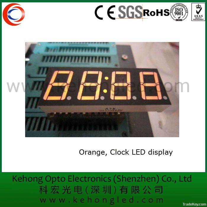 4 digit 7 segment led display various color and size