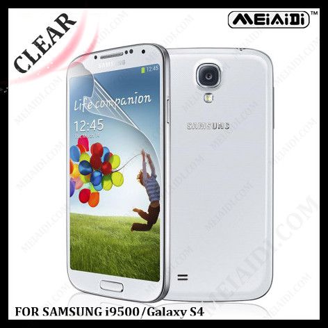 Crystal clear screen protector for Samsung i9500 Galaxy S4 and more