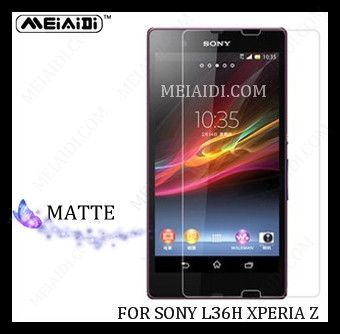 Matte finish screen protector for Sony Xperia Z