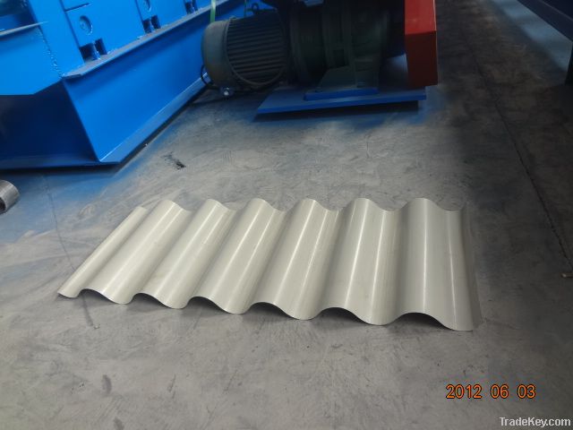 Big wave corrugated roof panel forming machine