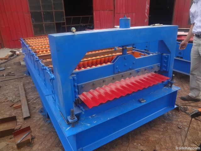 850 Corrugated roofing tile roll forming machine