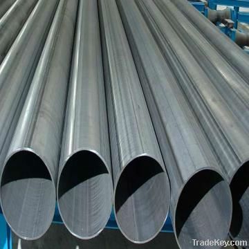 Oval steel pipe