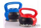 olympic crossfit equipment plastic coated cast iron adjustable kettleb