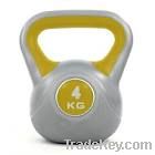 Plastic Cement Kettlebell, Iron sand and Cement