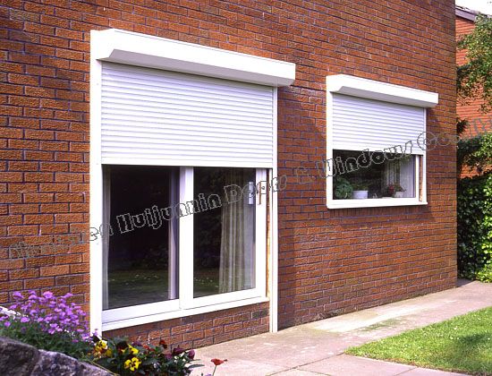 Secure window rolling shutters