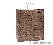 NEWSPRINT Kraft Shopping Bags