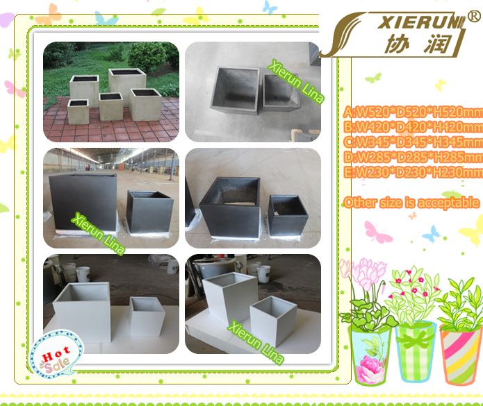 Fiberglass Weather resist Garden Planter and Flower Pot