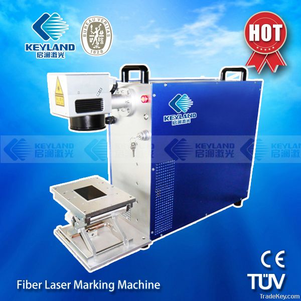 Portable optical fiber laser marking machine for sale 10W 20W