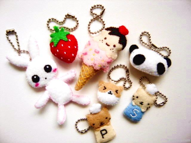 Plush keychains