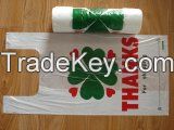 HDPE t-shirt bag for shopping