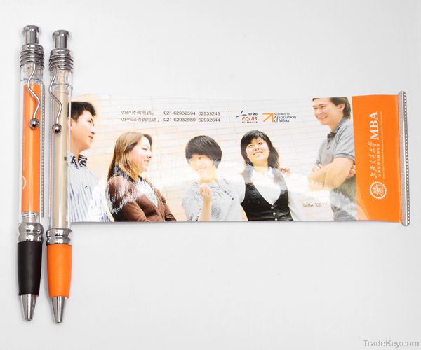 Promotional Plastic Banner Pen