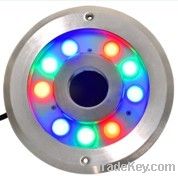9W RGB LED dry fountain Light, 9w RGB LED land fountain lights