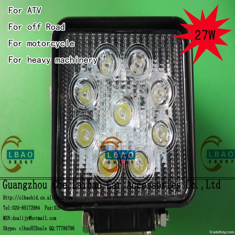 27W LED work light . driving light.headlight