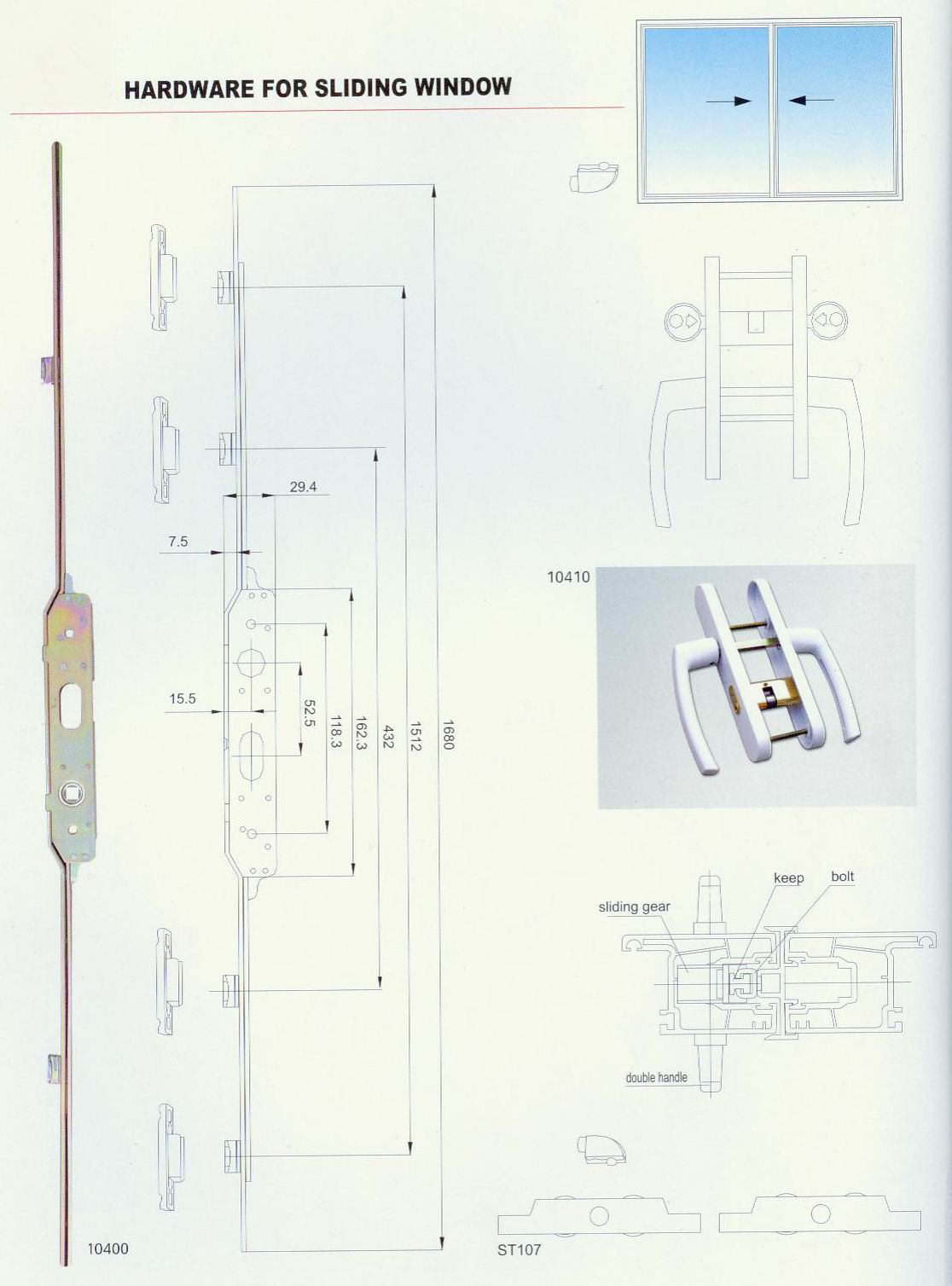 Hardware for PVC Window & Door