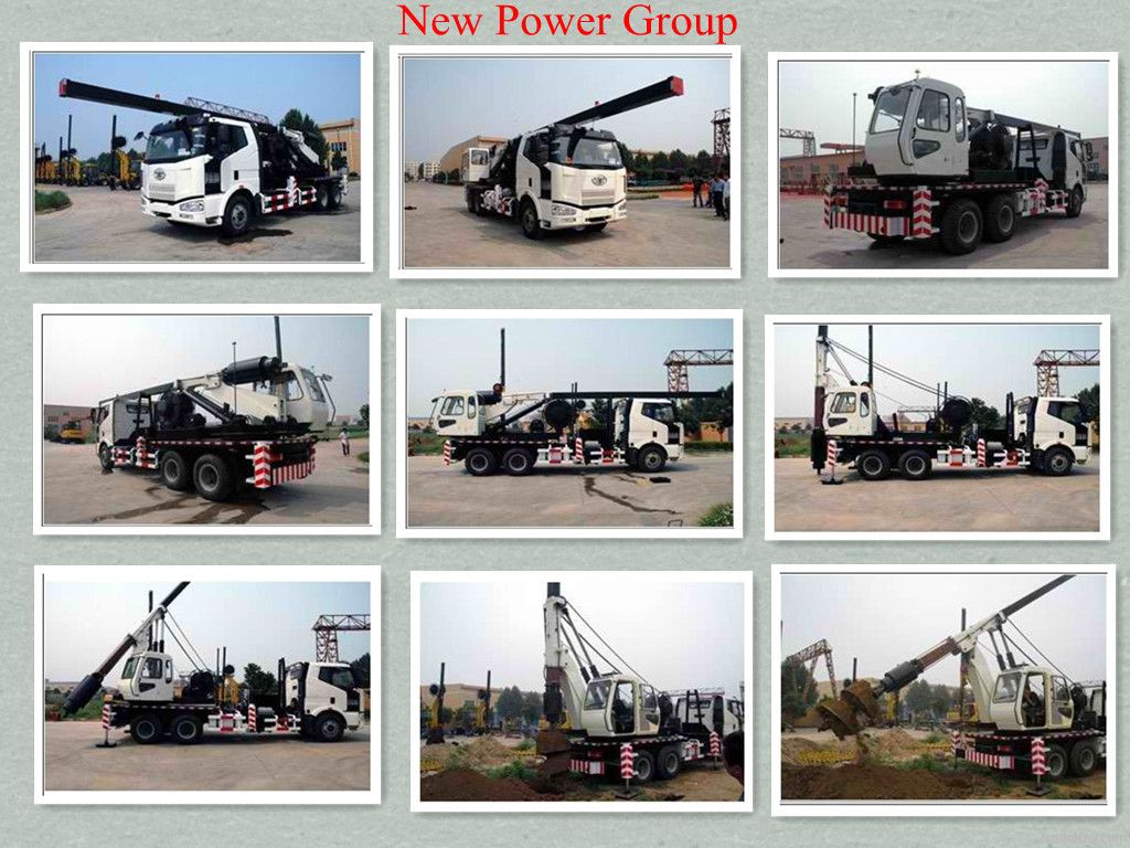 Truck Mounted Construction Fundation Drilling Rig