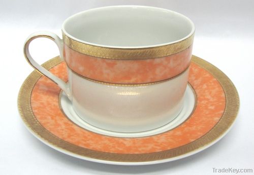 Porcelain cup saucer