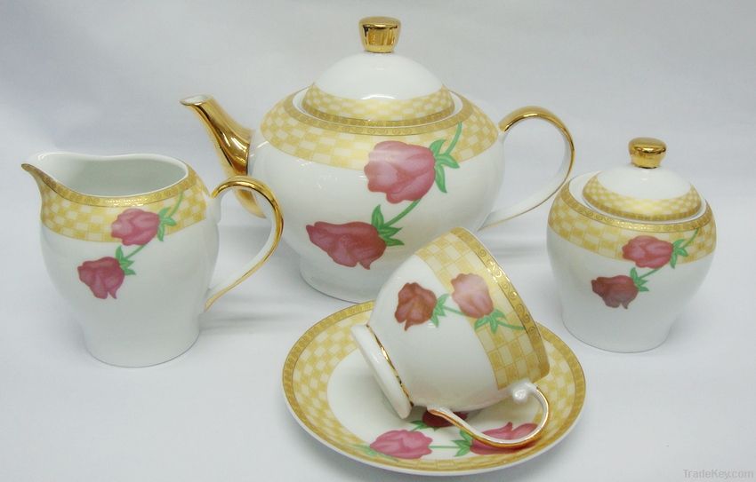 15pcs porcelain tea set