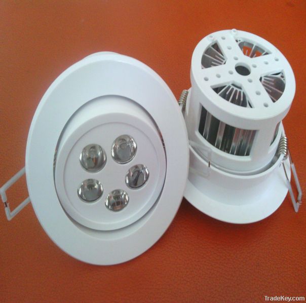 5w ABS + Aluminum heatsink led panel light