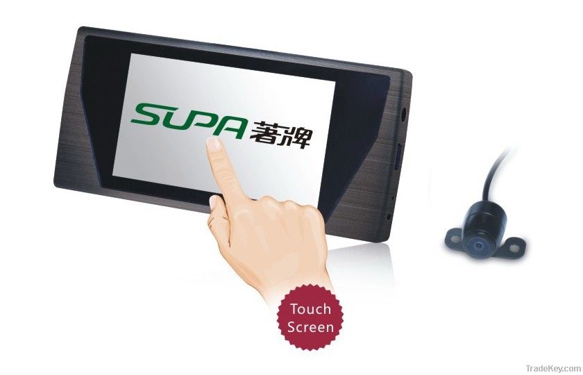 HD Touch Screen Car DVR with External Camera and G-Sensor(sp-809)
