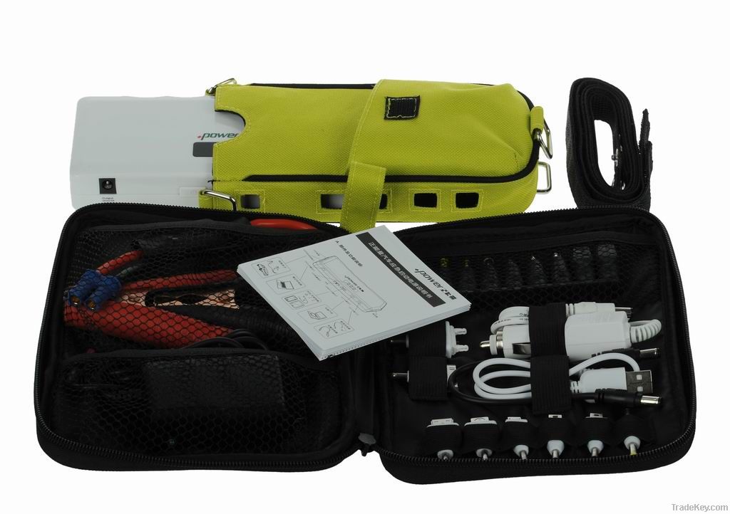 Multifunction 12000mAh Vehicle Jump Starter, Charge for Electronics
