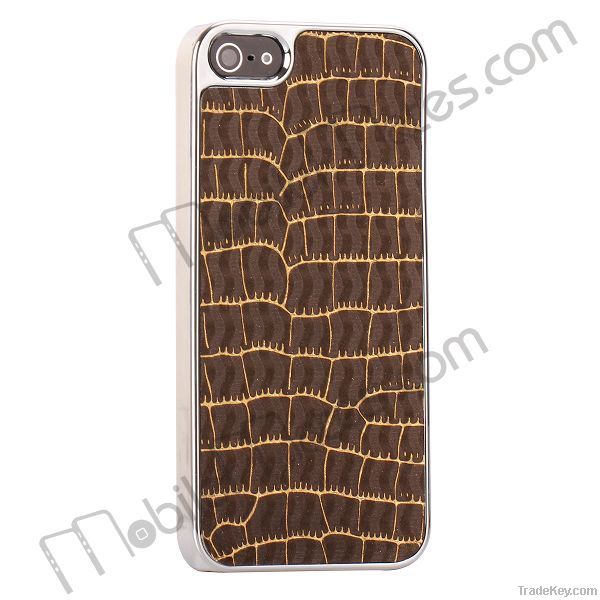 Leather Coated Case for iPhone 5