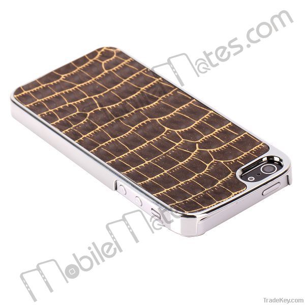 Leather Coated Case for iPhone 5