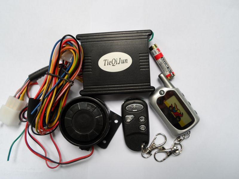 Two-way Motorcycle Alarm MT888 with LCD remote control
