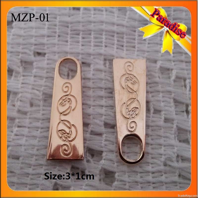 new arrival zinc alloy metal zipper puller for garment accessory