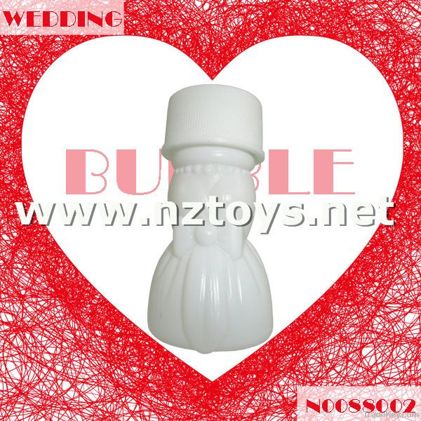 Wedding dress gown bottle bubble water(bride)