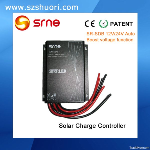 15A PWM waterproof solar charge controller SR-SDB