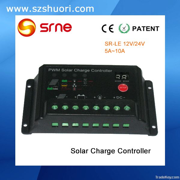 12V/24V 5~20A AC/DC hybrid  solar charge controller SR-LE