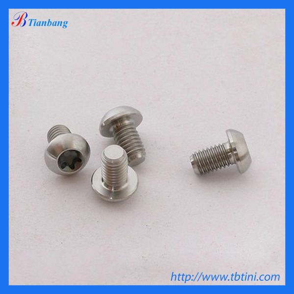Factory Supply Ti Titanium Bolts M5x10mm Screws Bolts Disc Rotor Brake-T25 for Bicycles Bike Cycle 